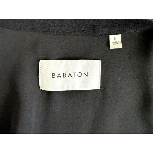 Babaton Aritzia Hamelin Black Jacket Blazer Double Breasted Long Sleeve Sz M - Picture 10 of 15